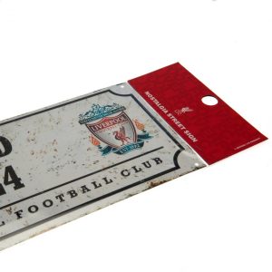 liverpool fc retro street sign