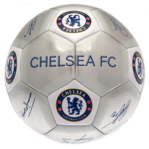 chelsea fc sig silver football