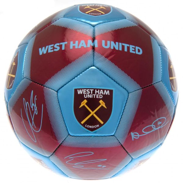 west ham united fc signature football