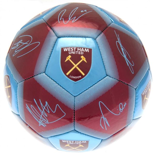 west ham united fc signature football