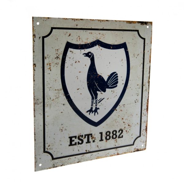 tottenham hotspur fc retro logo sign