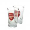 arsenal fc 2pk shot glass set