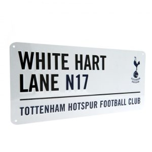 tottenham hotspur fc white street sign