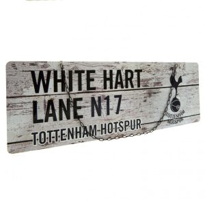 tottenham hotspur fc rustic garden sign
