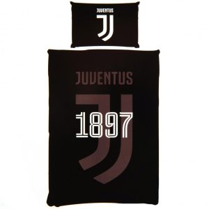 juventus fc big crest single duvet set