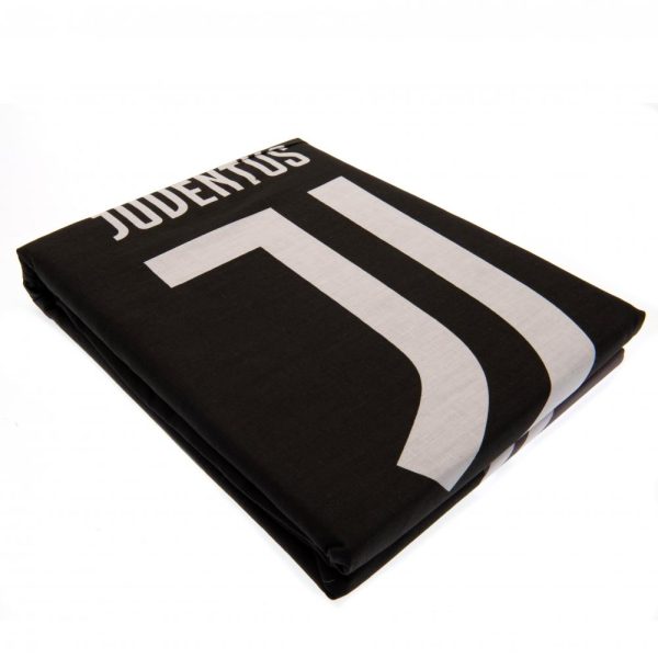 juventus fc big crest single duvet set