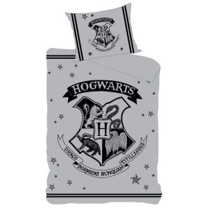 harry potter single duvet set hogwarts