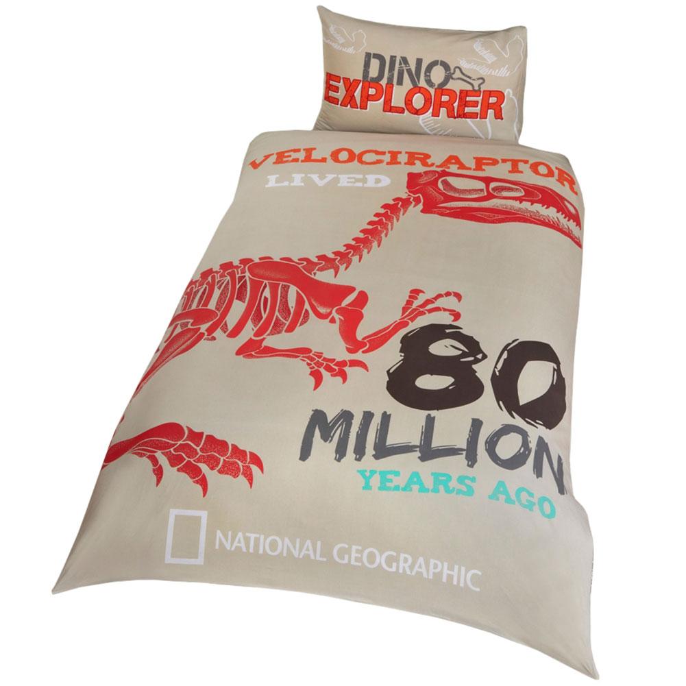 national geographic single duvet set raptor