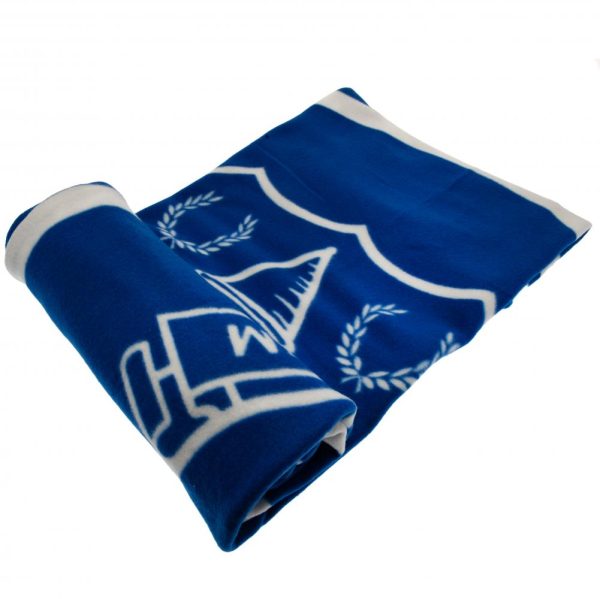 everton fc pulse fleece blanket