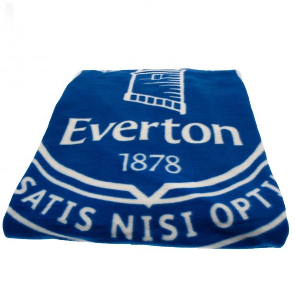 everton fc pulse fleece blanket