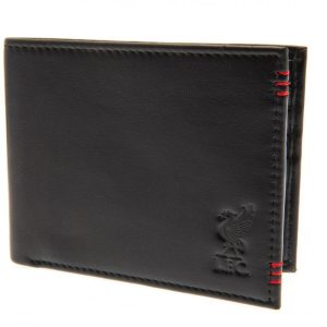 liverpool fc leather stitched wallet