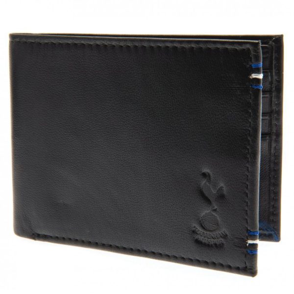 tottenham hotspur fc leather stitched wallet