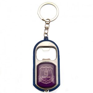 everton fc keyring torch bottle opener