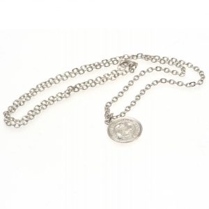celtic fc silver plated pendant & chain