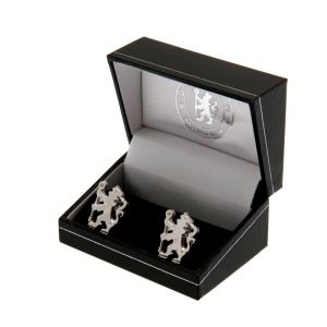 chelsea fc sterling silver lion cufflinks