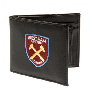 west ham united fc embroidered wallet