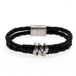chelsea fc leather bracelet