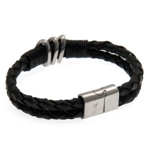 liverpool fc leather bracelet