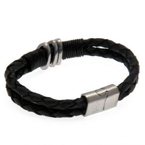 tottenham hotspur fc leather bracelet