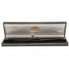 manchester city fc black ip leather bracelet