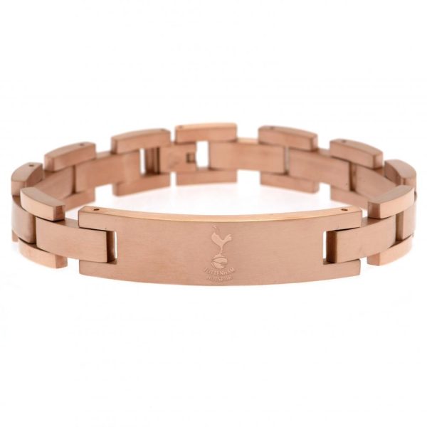 tottenham hotspur fc rose gold plated bracelet