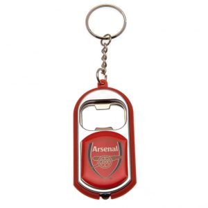 arsenal fc keyring torch bottle opener