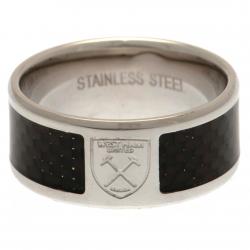 west ham united fc carbon fibre ring medium