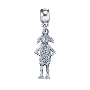 harry potter silver plated dobby house elf charm