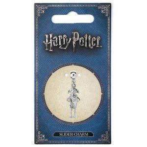 harry potter silver plated dobby house elf charm