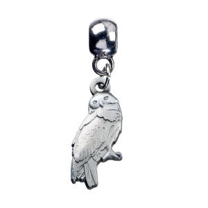 harry potter silver plated hedwig owl charm