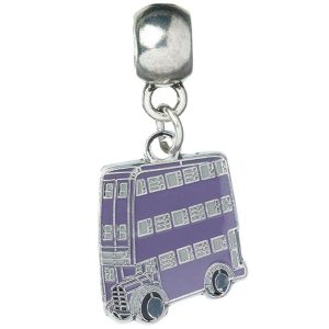 harry potter silver plated knight bus charm