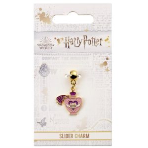 harry potter gold plated love potion charm