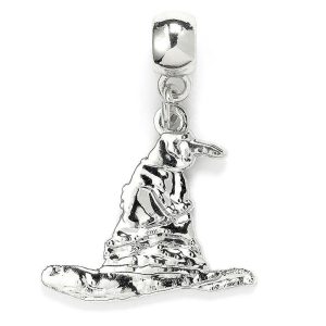 harry potter silver plated sorting hat charm