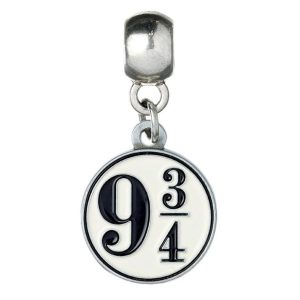harry potter silver plated slider charm set