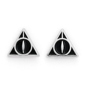 harry potter silver plated earring set cl