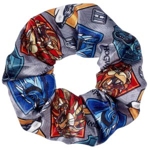harry potter house crests hair scrunchie