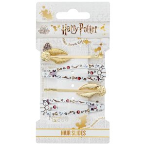 harry potter hair clips golden snitch