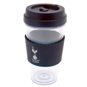 tottenham hotspur fc silicone grip travel mug