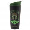 star wars: the mandalorian metal travel mug