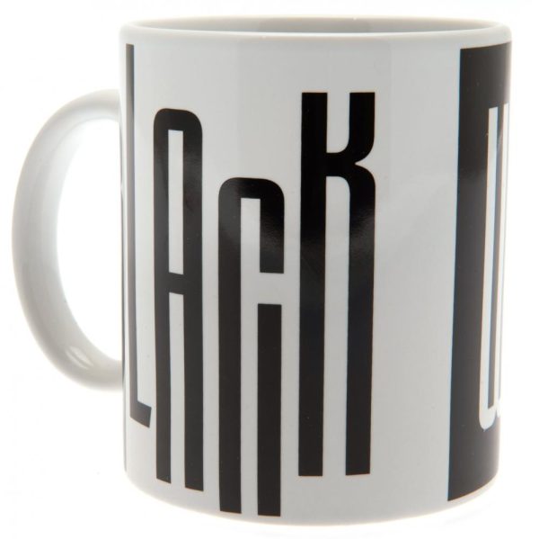 juventus fc black & white mug