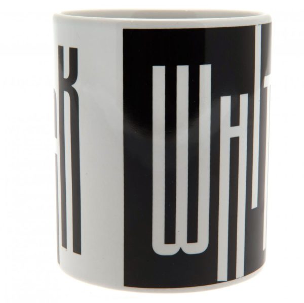 juventus fc black & white mug