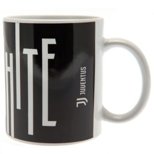 juventus fc black & white mug