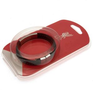 liverpool fc stitched silicone bracelet