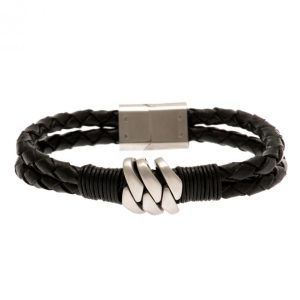 west ham united fc leather bracelet