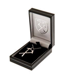 west ham united fc sterling silver pendant & chain hm