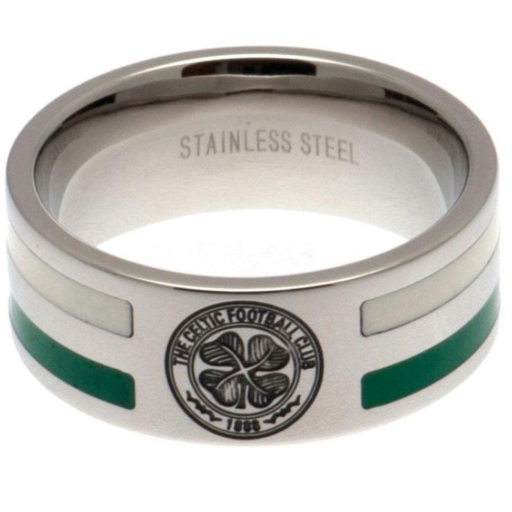 celtic fc colour stripe ring small