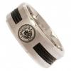 manchester city fc black inlay ring large