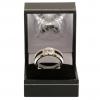 manchester city fc black inlay ring small