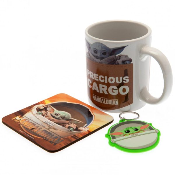 star wars: the mandalorian mug & coaster set