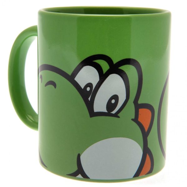 super mario mug & coaster set yoshi